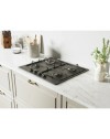 Piano cottura a gas Candy CHW6BR4WGTGH 4 zone fornello a doppia corona antracite