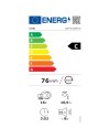 Frigorifero combinato Candy CNBQT3518E da incasso 251 litri classe E bianco