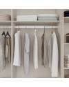 Armadio Callia con 2 ante scorrevoli e 2 battenti rovere e cashmere 270x61x210