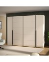 Armadio Callia con 2 ante scorrevoli e 2 battenti cashmere 270x61x210