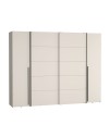 Armadio Callia con 2 ante scorrevoli e 2 battenti cashmere 270x61x210