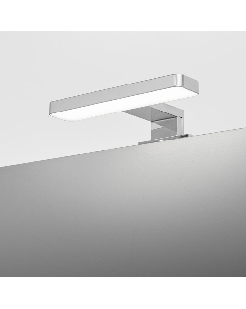 Lampada LED per bagno Brex 6,5 watt cromata 200 mm