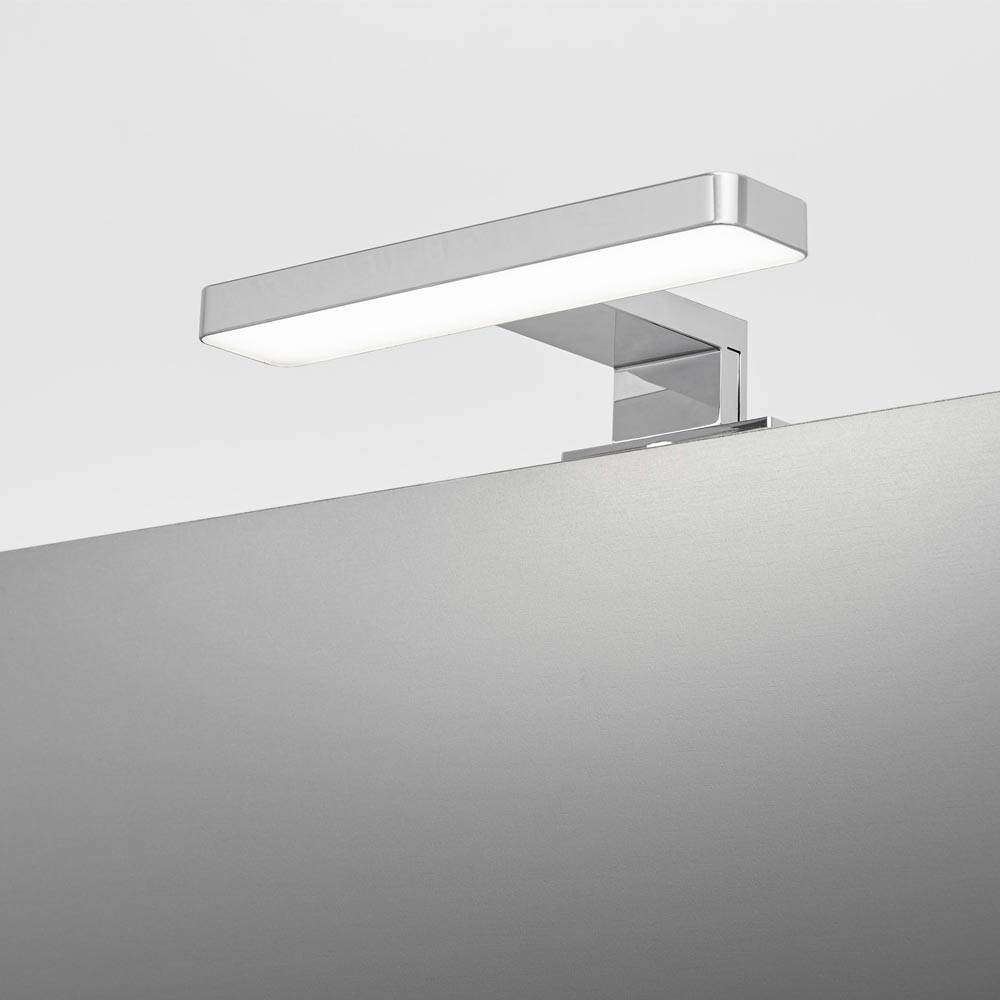 Lampada LED per bagno Brex 6,5 watt cromata 200 mm