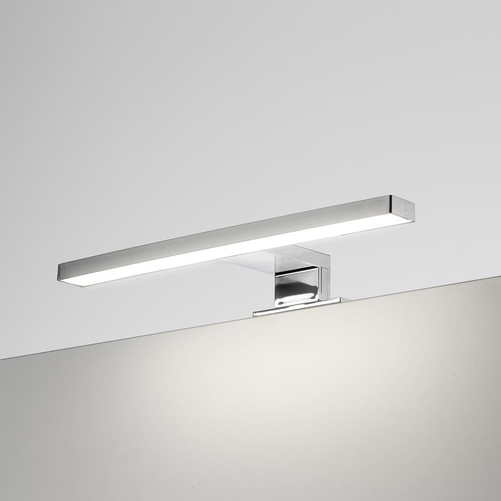 Lampada LED per bagno Kyra 600 mm colore cromato