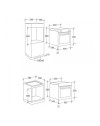 Forno elettrico da incasso Candy FCT602NE capacità 65 lt 8 programmi classe A+ nero