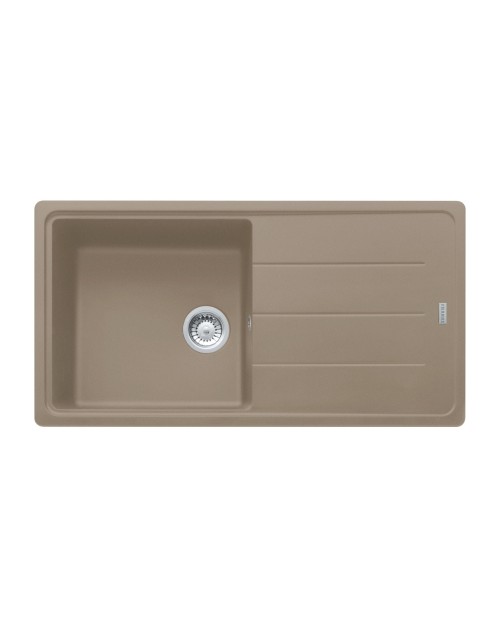 Lavello cucina 1 vasca e gocciolatoio reversibile Franke BFG61197 Oyster fragranite 97x50 cm.