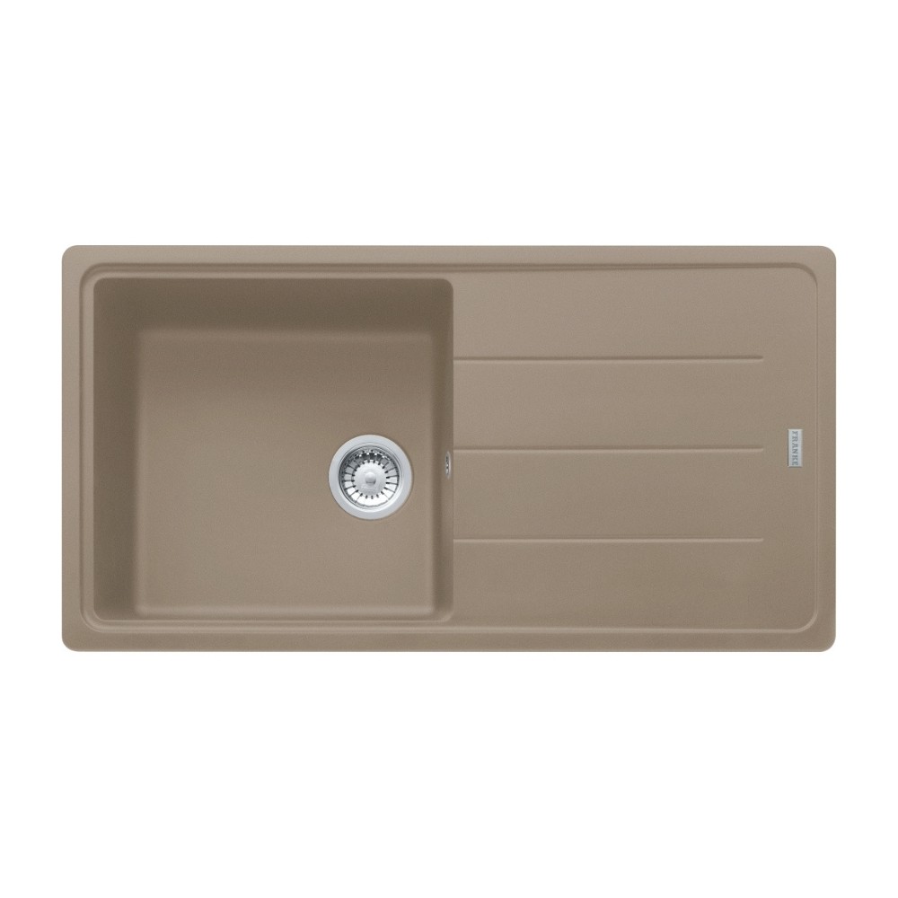 Lavello cucina 1 vasca e gocciolatoio reversibile Franke BFG61197 Oyster fragranite 97x50 cm.