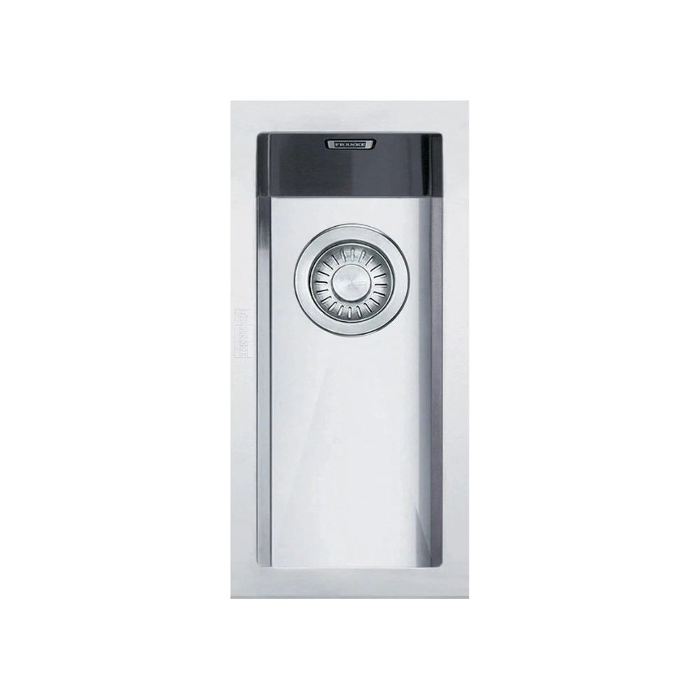 Lavello cucina monovasca Franke Planar PEX110-16 sottotop inox satinato 44x20 cm.