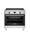 Cucina Bertazzoni AMN964IEXE 90x60 con piano a induzione e forno elettrico multifunzione inox classe A