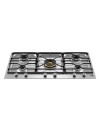 Piano cottura Bertazzoni PM36500X a gas 90 cm. 5 fuochi dual wok centrale inox