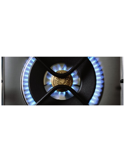 Piano cottura Bertazzoni PM36500X a gas 90 cm. 5 fuochi dual wok centrale inox