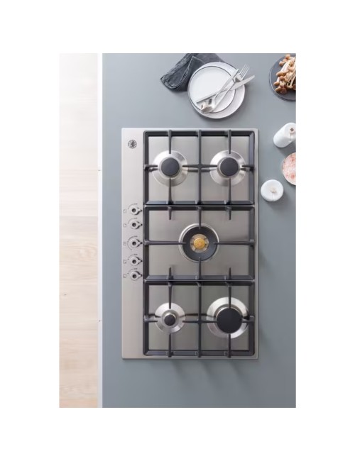 Piano cottura Bertazzoni P905CPROX a gas 90 cm. 5 zone dual wok centrale inox