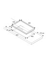 Piano cottura Bertazzoni P905CPROX a gas 90 cm. 5 zone dual wok centrale inox