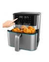 Friggitrice ad aria Cecofry Supreme 8000 touch 8 litri con tecnologia PerfectCook 1800 W inox