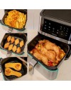 Friggitrice ad aria Cecofry Supreme 8000 touch 8 litri con tecnologia PerfectCook 1800 W inox