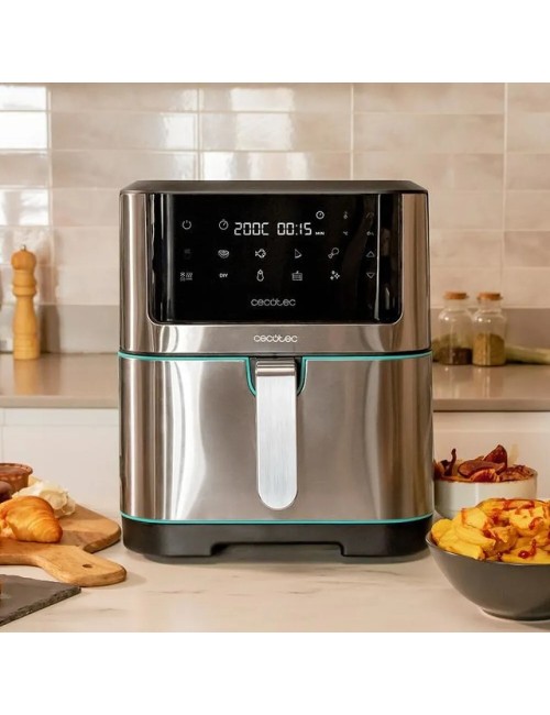 Friggitrice ad aria Cecofry Supreme 8000 touch 8 litri con tecnologia PerfectCook 1800 W inox