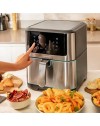 Friggitrice ad aria Cecofry Supreme 8000 touch 8 litri con tecnologia PerfectCook 1800 W inox