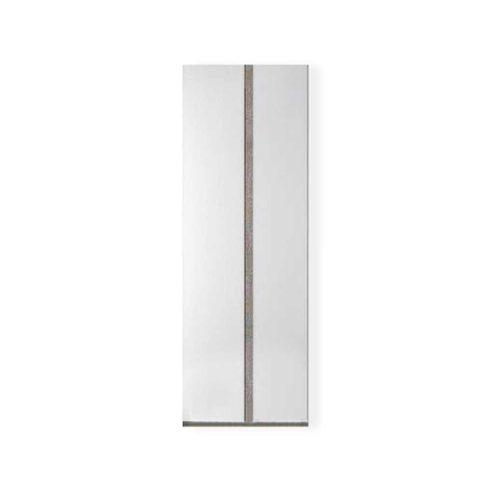 Cabina armadio angolare 2 ante Ettore 112x112x236 colore bianco frassinato