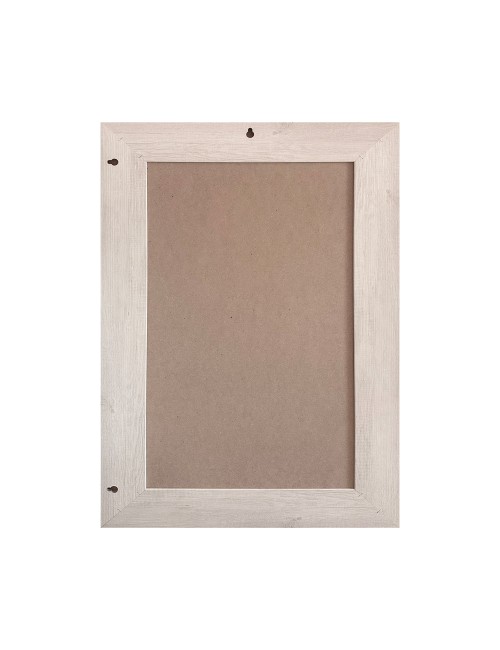 Specchiera Loto Rettangolare con Cornice rovere bianco 102x65 cm. – Eleganza Naturale per Ogni Ambiente