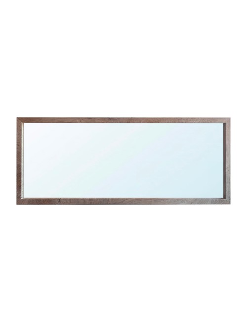 Specchiera Rettangolare da Parete K9 con Cornice Quercia – 165x65 cm