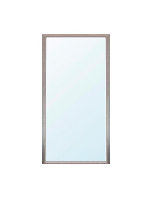 Specchiera Rettangolare con Cornice Sintesi tessuto grigio 127x65 cm. – Eleganza e raffinatezza