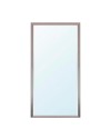 Specchiera Rettangolare con Cornice Sintesi tessuto grigio 127x65 cm. – Eleganza e raffinatezza