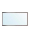 Specchiera Rettangolare con Cornice Sintesi tessuto grigio 127x65 cm. – Eleganza e raffinatezza