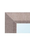 Specchiera Rettangolare con Cornice Sintesi tessuto grigio 127x65 cm. – Eleganza e raffinatezza