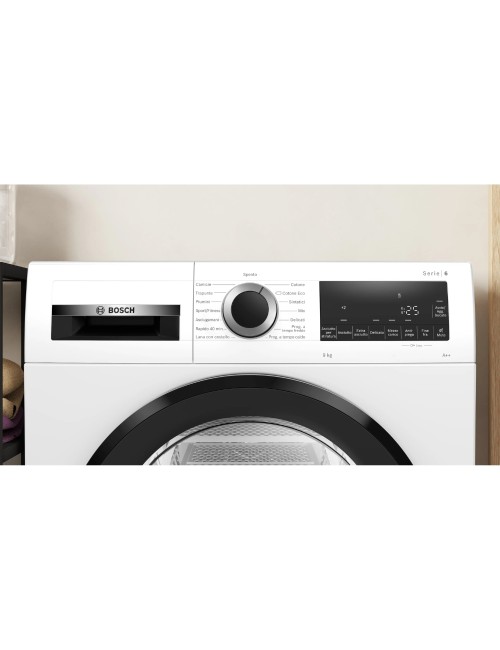 Asciugatrice Bosch WQG241000 9 kg pompa di calore classe E bianco