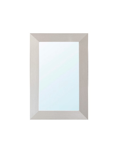 Specchiera Loto Rettangolare con Cornice larice beige 102x65 cm. – Eleganza Naturale per Ogni Ambiente