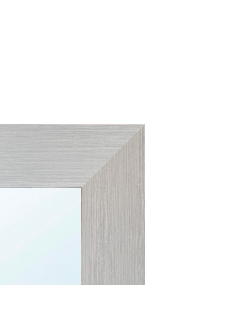 Specchiera Loto Rettangolare con Cornice larice beige 102x65 cm. – Eleganza Naturale per Ogni Ambiente