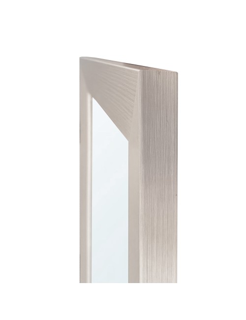 Specchiera Loto Rettangolare con Cornice larice beige 102x65 cm. – Eleganza Naturale per Ogni Ambiente