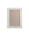 Specchiera Loto Rettangolare con Cornice larice beige 102x65 cm. – Eleganza Naturale per Ogni Ambiente