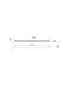 Lampada LED da specchio per bagno Venere 5 watt