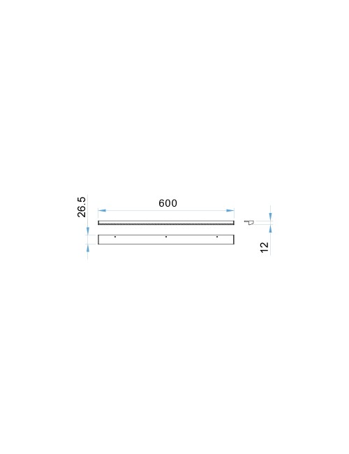 Profilo Illuminazione LED Bagno Walk 600 mm Prezzo