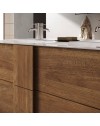 Mobile bagno doppia vasca Salemi120 colore rovere mercure