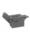 Poltrona Alzapersona Alessia 2 Motori in Nabuk Grigio Chiaro – Comfort, Relax e Autonomia