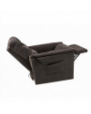 Poltrona Alzapersona Alessia 2 Motori in Nabuk Grigio Elefante – Comfort, Relax e Autonomia