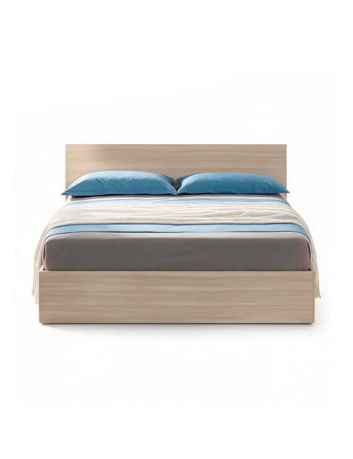 Letto Matrimoniale Contenitore in Legno 170x205x88h Manitoba Olmo