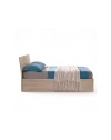 Letto matrimoniale contenitore in legno 170x205x88h Manitoba colore olmo