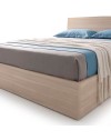 Letto matrimoniale contenitore in legno 170x205x88h Manitoba colore olmo