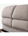 Letto una piazza e mezza contenitore Sofaback in tessuto Aragon tortora 138x222x120H