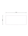 Lavello incasso acciaio inox 116x50 cm doppia vasca e gocciolatoio destro SA138