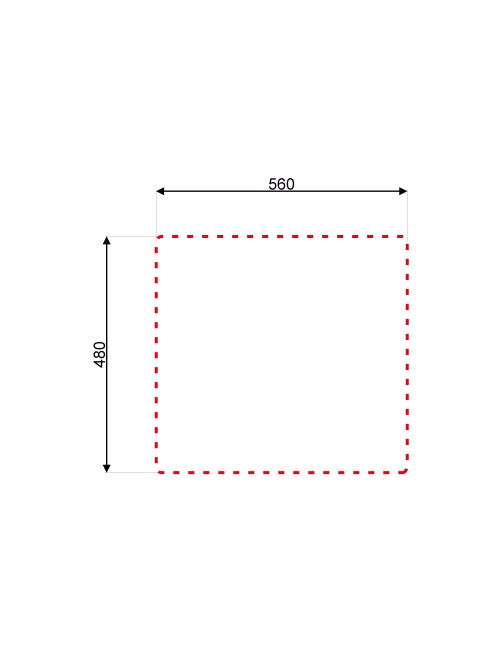 Lavello Incasso Acciaio Cucina 50x58 Reversibile con Gocciolatoio