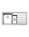 Samet Lavello cucina SAXT332 2 vasche e gocciolatoio destro 100x50 cm