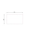 Lavello incasso cucina acciaio 79x50 cm una vasca e gocciolatoio destro Classic 273DX