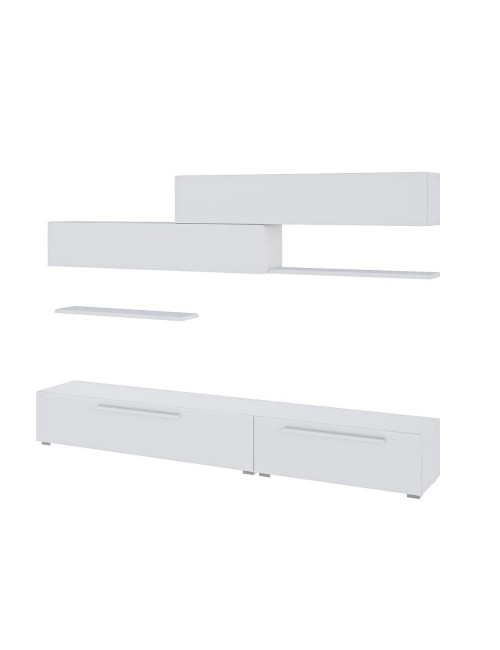 Parete attrezzata Kombat 260 colore bianco