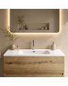 Lavabo Consolle da Appoggio LAV9080ES 81x36.5 cm in Ceramica Bianco Lucido – Stile Moderno
