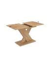Tavolo allungabile Axi 120x75x76H colore rovere