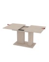 Tavolo allungabile Sone con allunga centrale 40 cm colore cashmere 130x85x75H